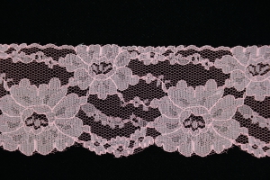 3 inch Flat Lace, Candy Pink (200-yard FULL SPOOL) MADE IN USA